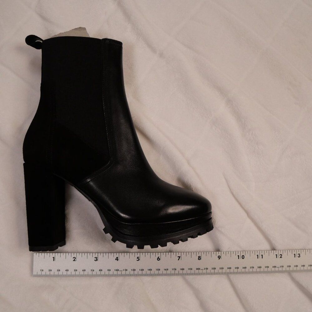 AllSaints Sahara Boot LEATHER BLACK NIB Size 6 All Saints - Picture 9 of 12